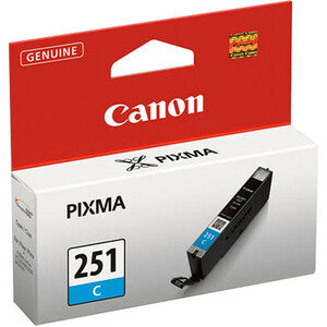 Canon Cli-251C Original Ink Cartridge - Cyan