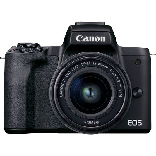 Canon Eos M50 Mark Ii + Ef-M 15-45Mm Is Stm Milc 24.1 Mp Cmos 6000 X 4000 Pixels Black