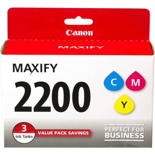 Canon Pgi-2200 Cmy Original Ink Cartridge - Yellow, Cyan, Magenta