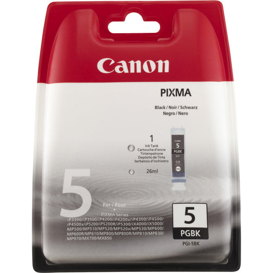 Canon Pgi-5Bk Ink Cartridge - Black