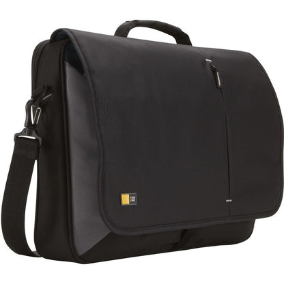 Case Logic Carrying Case (Messenger) For 17" Notebook, Accessories, Mouse, Ipod, Cell Phone, Pen - Black