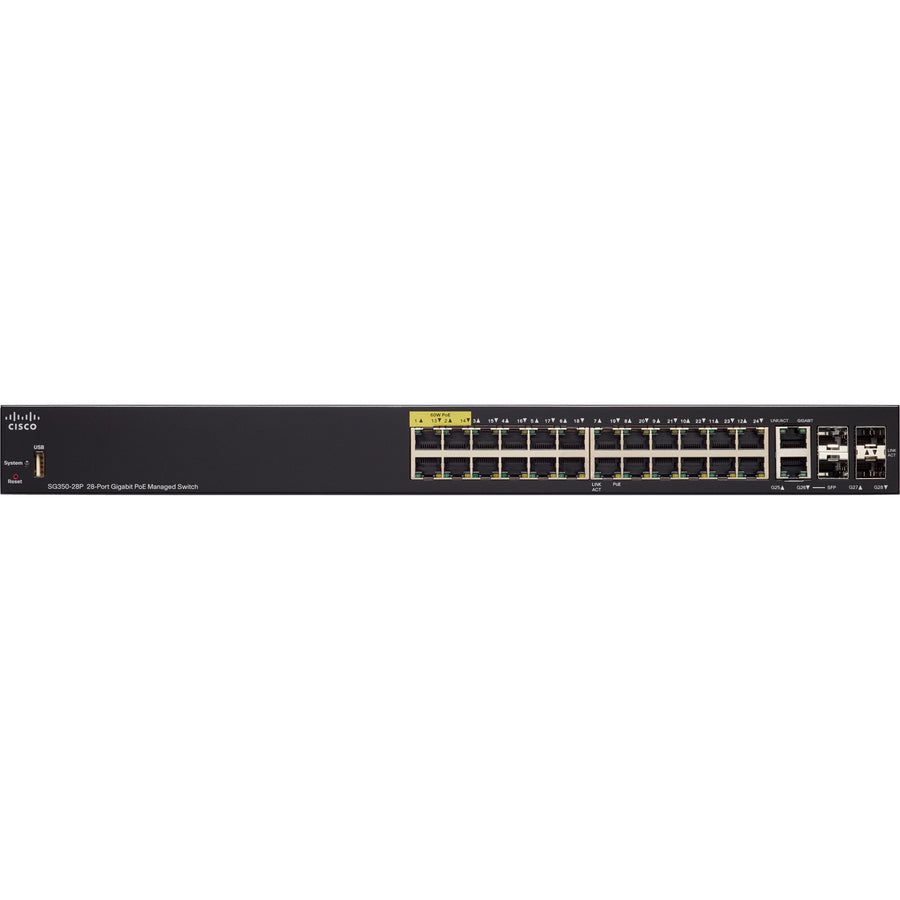 Cert Refurb Sg350-28P 28Port,Gigabit Poe Mngd Switch Reman