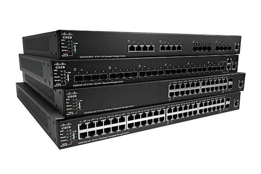 Cisco 550X Managed L2/L3 10G Ethernet (100/1000/10000) 1U Black