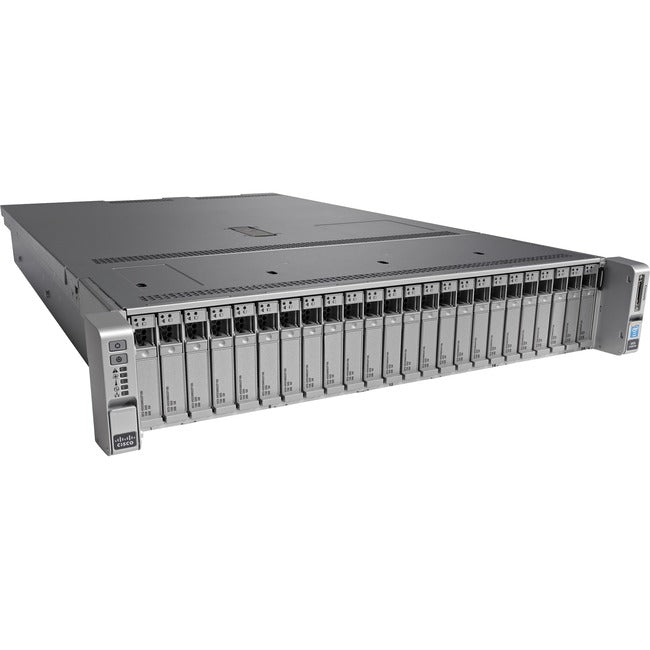 Cisco C240 M4 2U Rack Server - 2 X Intel Xeon E5-2620 V3 2.40 Ghz - 16 Gb Ram - 12Gb/S Sas, Serial Attached Scsi (Sas), Serial Ata Controller