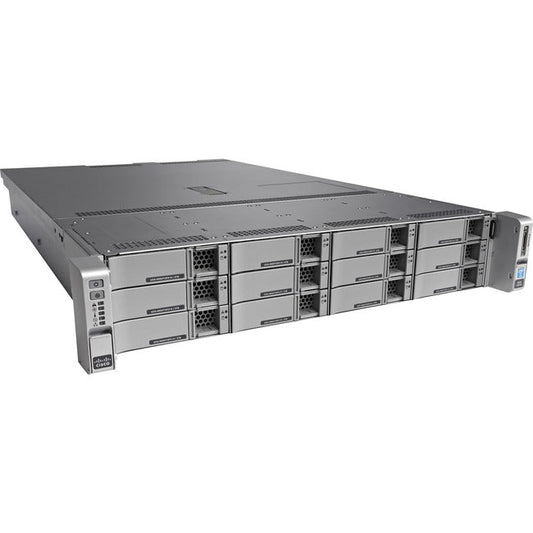 Cisco C240 M4 2U Rack Server - 2 X Intel Xeon E5-2630 V3 2.40 Ghz - 128 Gb Ram - Serial Ata Controller