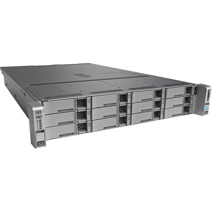 Cisco C240 M4 2U Rack Server - Intel Xeon E5-2650 V4 2.20 Ghz - 256 Gb Ram - 12Gb/S Sas, Serial Ata Controller