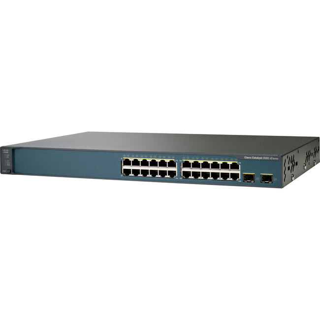 Cisco Catalyst 3560V2-24Ts-Sd Layer 3 Switch WSC3560V224TSSD-RF