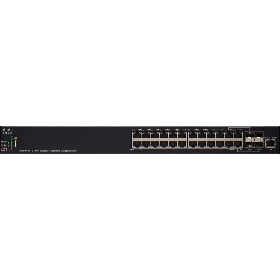 Cisco Cert Refurb Sg350X-24,24Port Gigabit Stackable Sw Reman