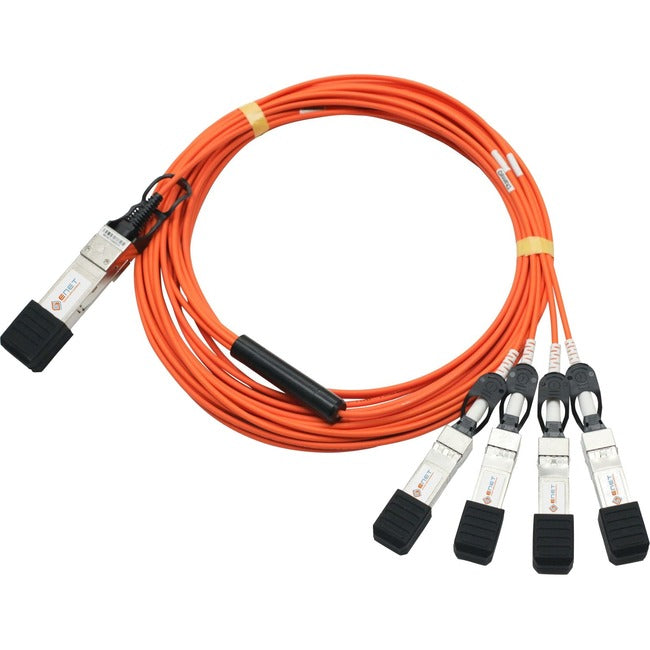 Cisco Compatible Qsfp-4X10G-Aoc1M - Functionally Identical 40G Qsfp+ To (4) Sfp+ Active Optical (Aoc) Breakout Cable 1 Meter