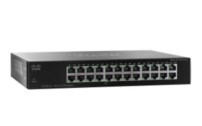 Cisco Sg110-24Hp Unmanaged L2 Gigabit Ethernet (10/100/1000) Power Over Ethernet (Poe) Black