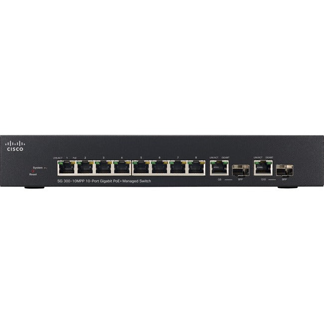 Cisco Sg300-10Mp Layer 3 Switch