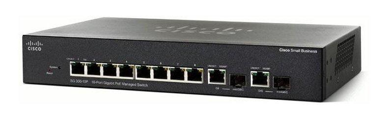 Cisco Sg355-10P Managed L3 Gigabit Ethernet (10/100/1000) Power Over Ethernet (Poe) Black