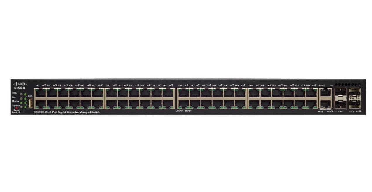 Cisco Sg550X-48 Managed L3 Gigabit Ethernet (10/100/1000) 1U Black, Grey