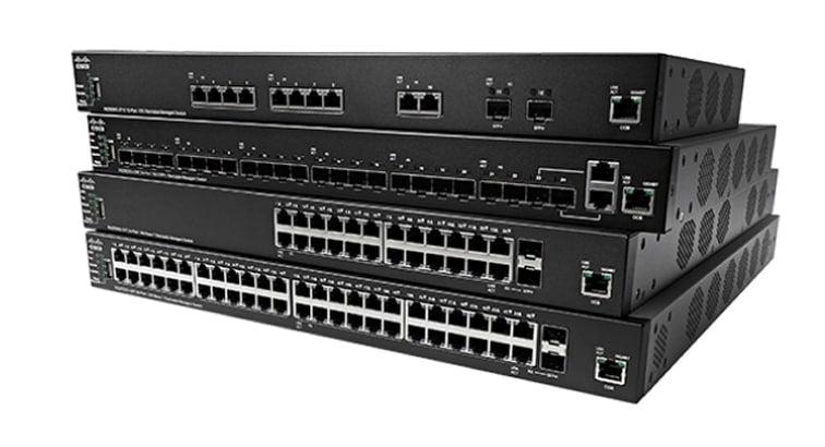 Cisco Sx350X-08-K9-Eu Network Switch Managed L2/L3 10G Ethernet (100/1000/10000) Black