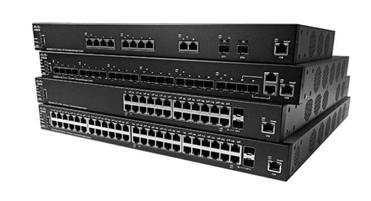 Cisco Sx350X-12-K9-Eu Network Switch Managed L2/L3 10G Ethernet (100/1000/10000) Black