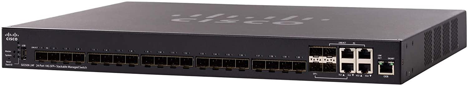 Cisco Sx350X-24F Managed L3 None 1U Black