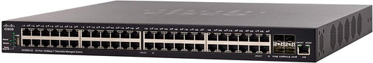 Cisco Sx350X-52 Managed L3 10G Ethernet (100/1000/10000) 1U Black