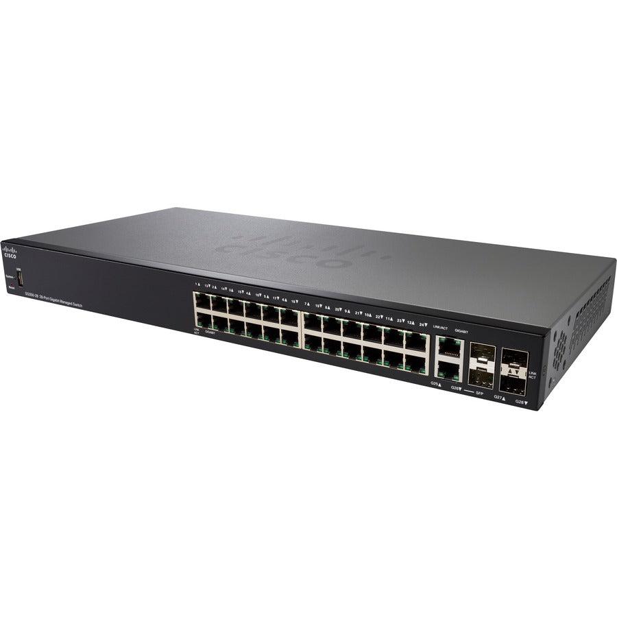 Cisco Sg350 Managed L3 Gigabit Ethernet (10/100/1000) 1U Black