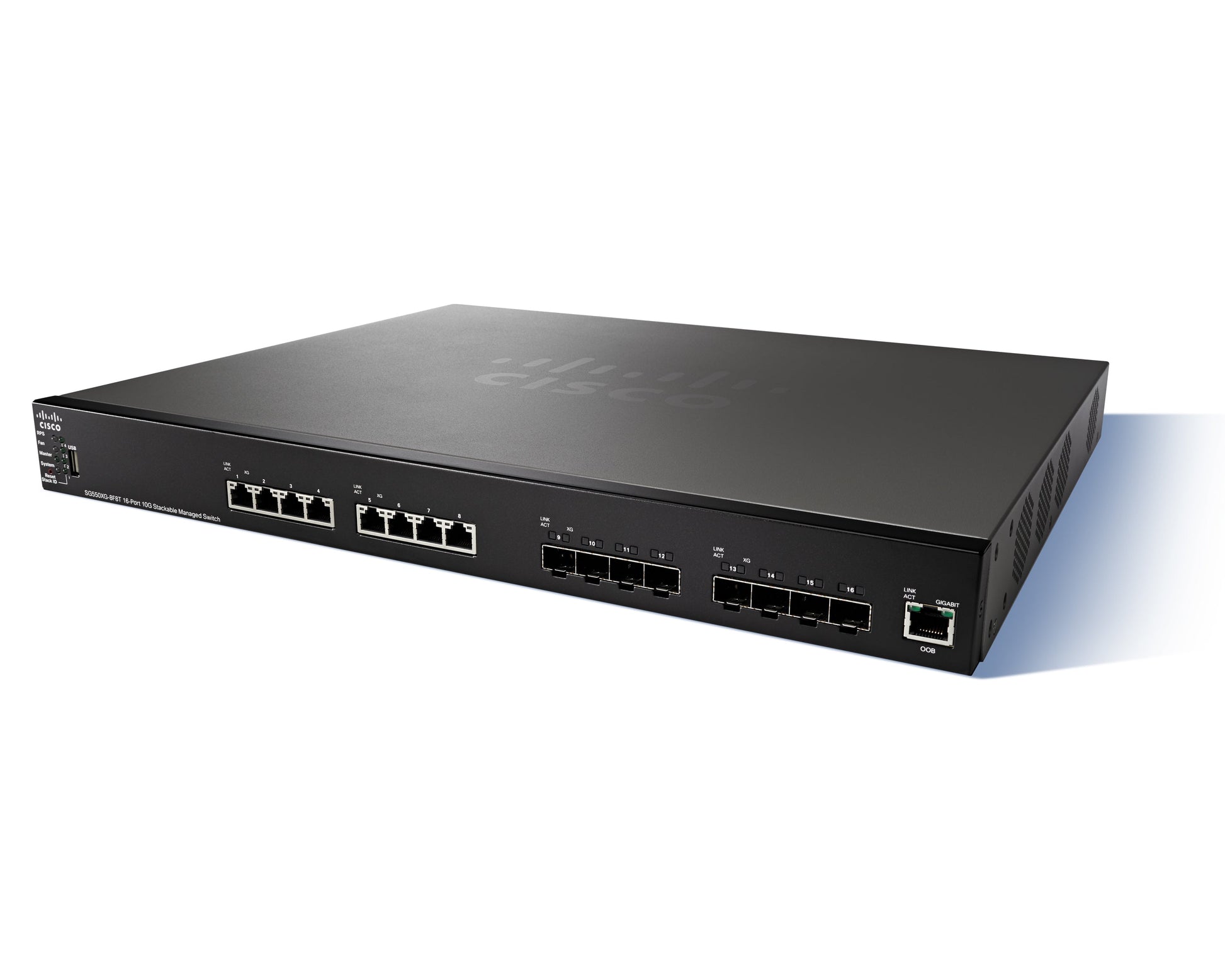 Cisco Small Business 550X Series Switch - 16-Ports - 10Gb - Layer 3 - Managed - Stackable