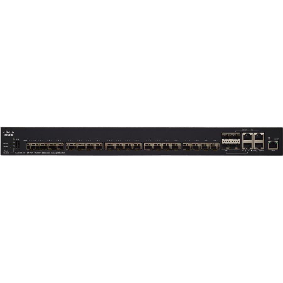 Cisco Sx350X-24F-K9-Eu Network Switch Managed L2/L3 None 1U Black