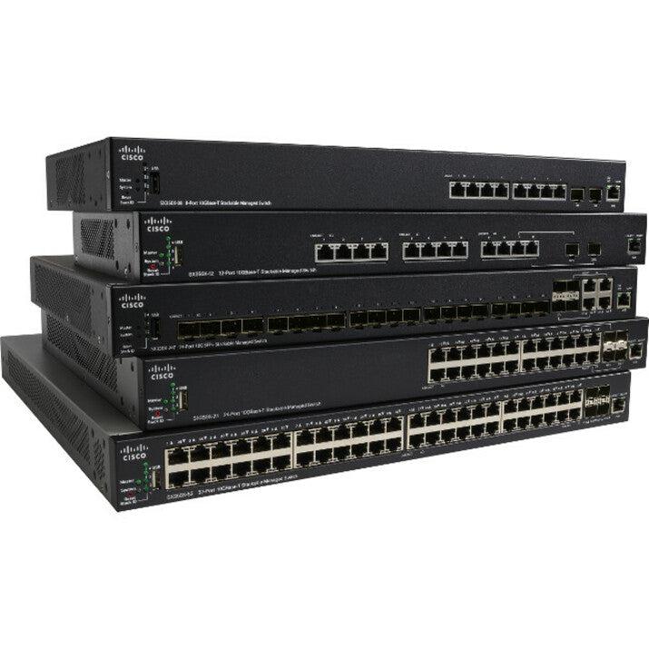 Cisco Sx350X-24F Managed L3 None 1U Black