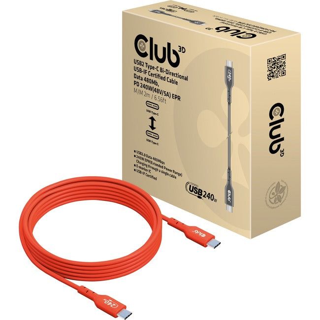 Club 3D Usb-C Data Transfer Cable