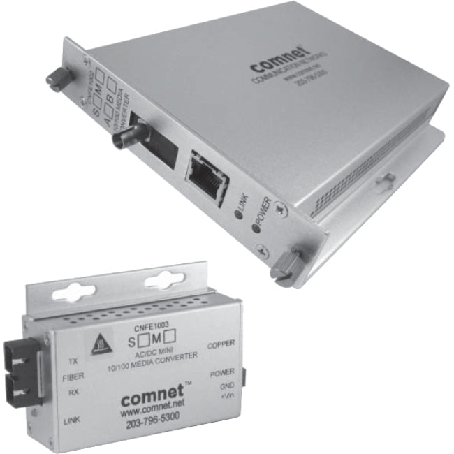 Comnet Kit Comnet Standard Mount Dc-Only Media Converter CNFE1003S2