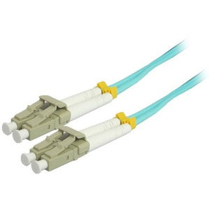 Comprehensive 2M 10Gb Lc/Lc Duplex 50/125 Multimode Fiber Patch Cable - Aqua