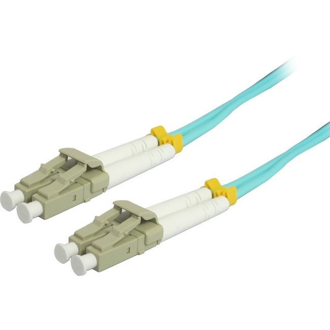 Comprehensive 3M 10Gb Lc/Lc Duplex 50/125 Multimode Fiber Patch Cable - Aqua