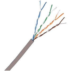 Comprehensive Cat 5E Plenum 350Mhz Solid Grey Bulk Cable 1000Ft