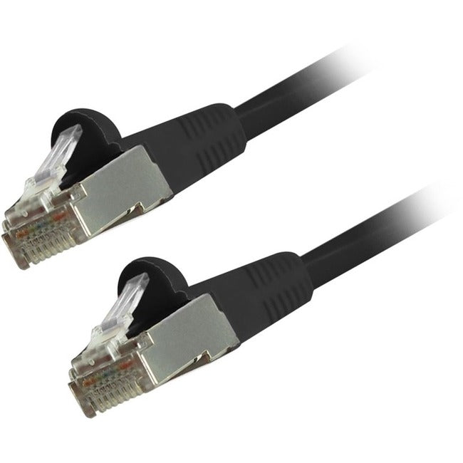 Comprehensive Cat6 Snagless Shielded Ethernet Cables, Black, 100Ft