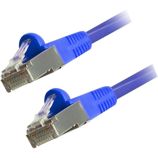 Comprehensive Cat6 Snagless Shielded Ethernet Cables, Blue, 75Ft