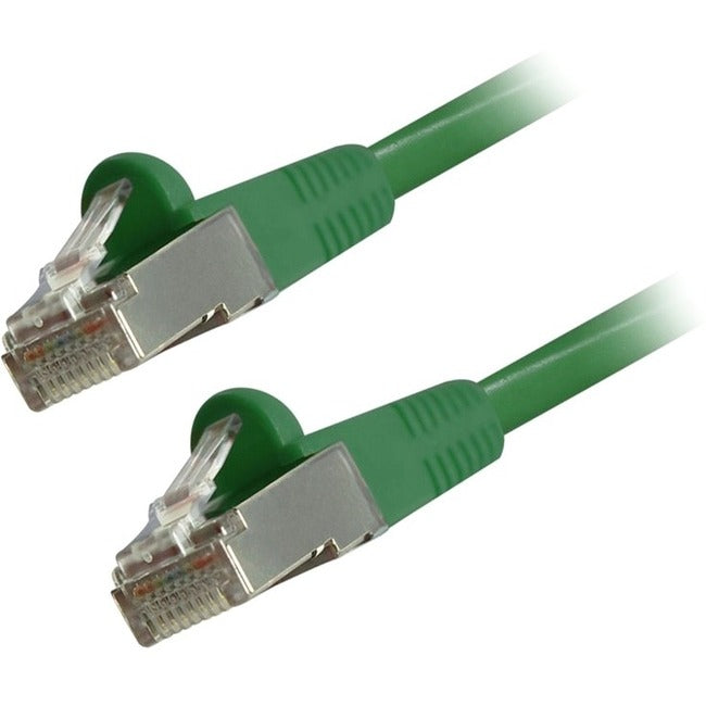 Comprehensive Cat6 Snagless Shielded Ethernet Cables, Green, 10Ft