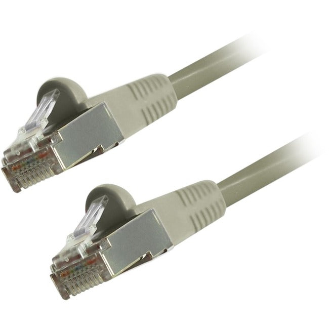 Comprehensive Cat6 Snagless Shielded Ethernet Cables, Grey, 10Ft