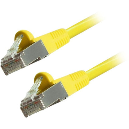 Comprehensive Cat6 Snagless Shielded Ethernet Cables, Yellow, 100Ft