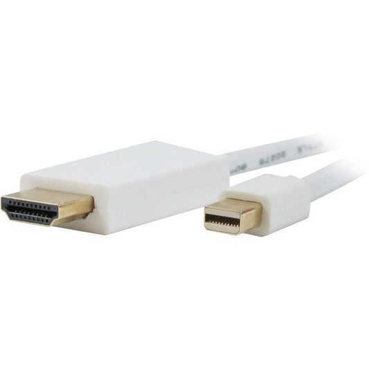 Comprehensive Mini Displayport Male To Hdmi Male Cable 10Ft