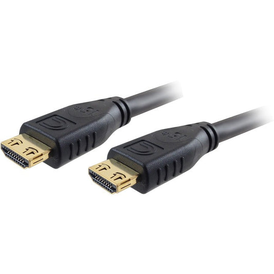 Comprehensive Pro Av/It High Speed Hdmi Cable With Progrip, Surelength, Cl3- Jet Black 35Ft