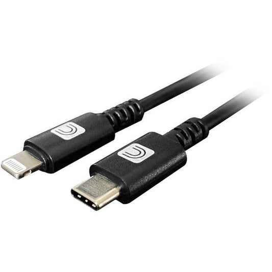 Comprehensive Pro Av/It Lightning Male To Usb-C Male Cable Black 6Ft