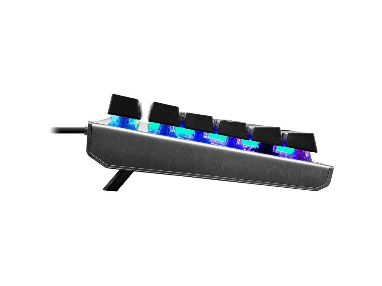 Cooler Master Ck-530-Gktl1-Us Usb Wired Gaming Keyboard W/ Blue Switch (Gunmetal Black)