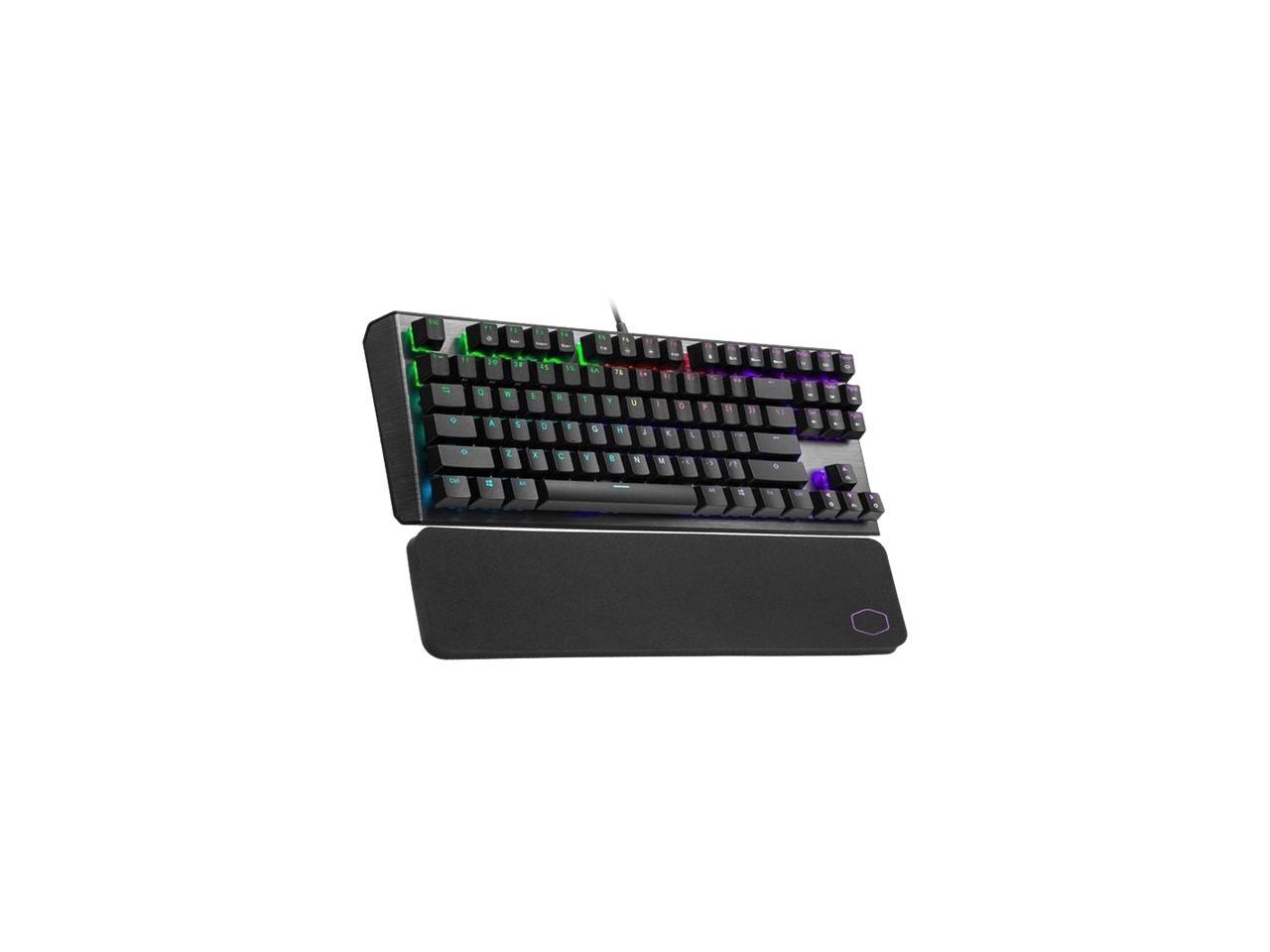 Cooler Master Ck-530-Gktm1-Us Usb Wired Gaming Keyboard W/ Brown Switch (Gunmetal Black)