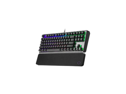 Cooler Master Ck-530-Gktm1-Us Usb Wired Gaming Keyboard W/ Brown Switch (Gunmetal Black)