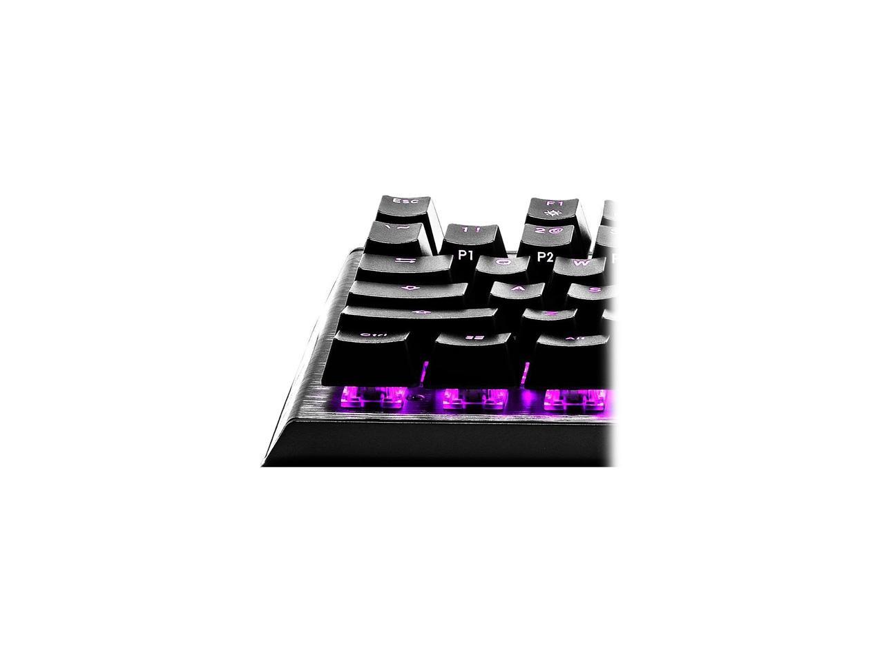 Cooler Master Ck-530-Gktm1-Us Usb Wired Gaming Keyboard W/ Brown Switch (Gunmetal Black)