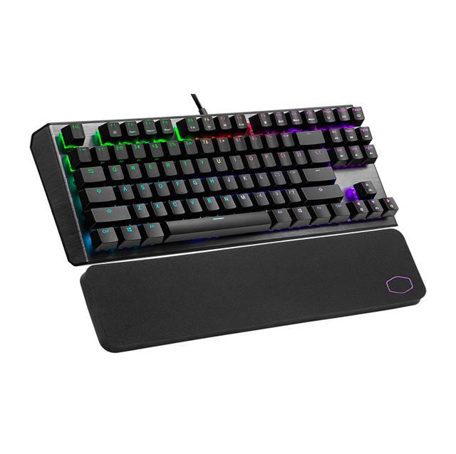 Cooler Master Ck-530-Gktm1-Us Usb Wired Gaming Keyboard W/ Brown Switch (Gunmetal Black)