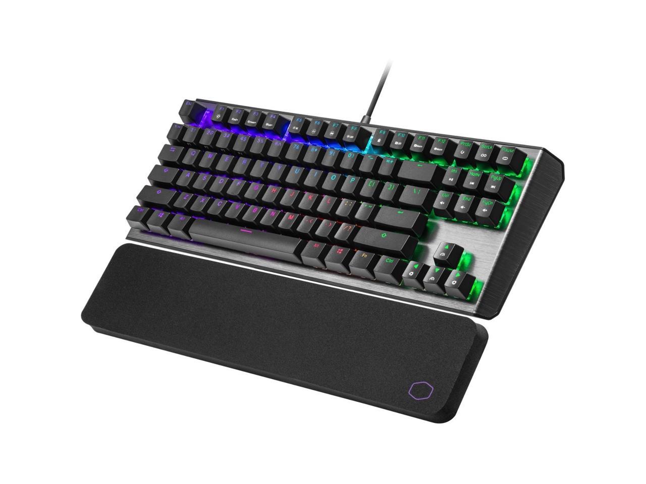 Cooler Master Ck-530-Gktr1-Us Usb Wired Gaming Keyboard W/ Red Switch (Gunmetal Black)