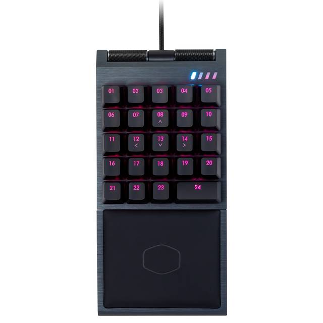 Cooler Master Cp-01-Kkgr1 Usb Wired Controlpad W/ Red Switch (Gunmetal Black)