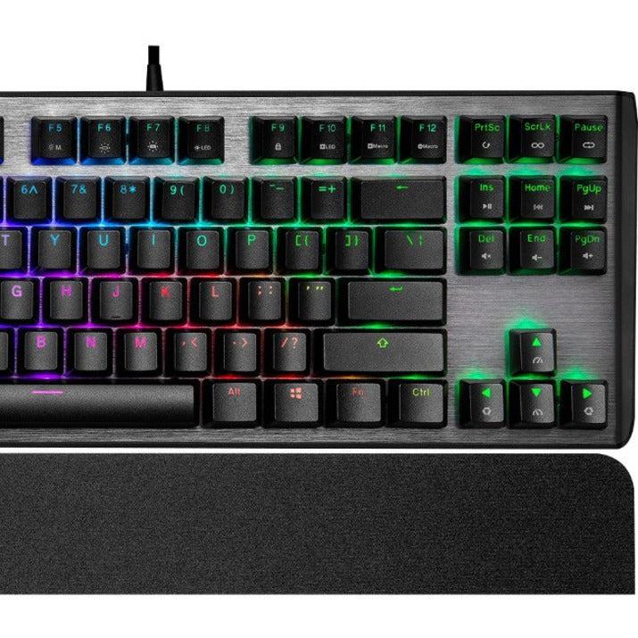 Cooler Master Ck-530-Gktm1-Us Usb Wired Gaming Keyboard W/ Brown Switch (Gunmetal Black)