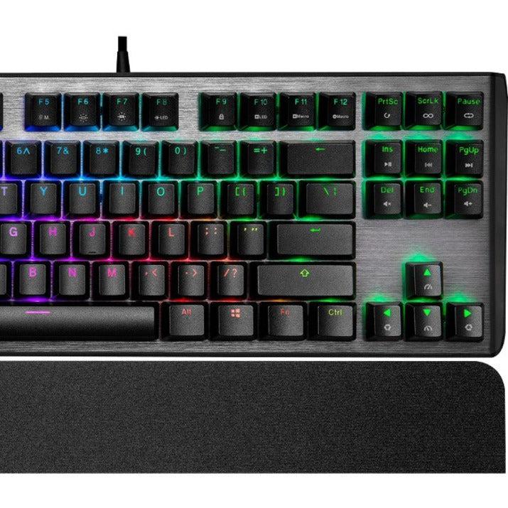 Cooler Master Ck-530-Gktr1-Us Usb Wired Gaming Keyboard W/ Red Switch (Gunmetal Black)