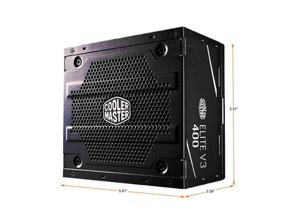 Cooler Master Elite V3 Series Mpw-4001-Acaan1-Us 400W Atx12V V2.31 Power Supply