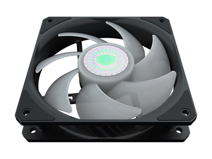Cooler Master Mfx-B2Dn-18Npc-R1 Sickleflow 120 V2 Rgb Square Frame Fan With Customizable Leds, Air