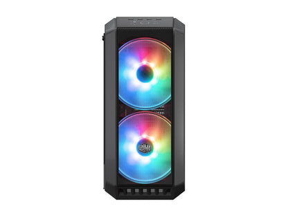 Cooler Master Mastercase H500 Argb Airflow Atx Mid-Tower With Mesh & Transparent Front Panel Option